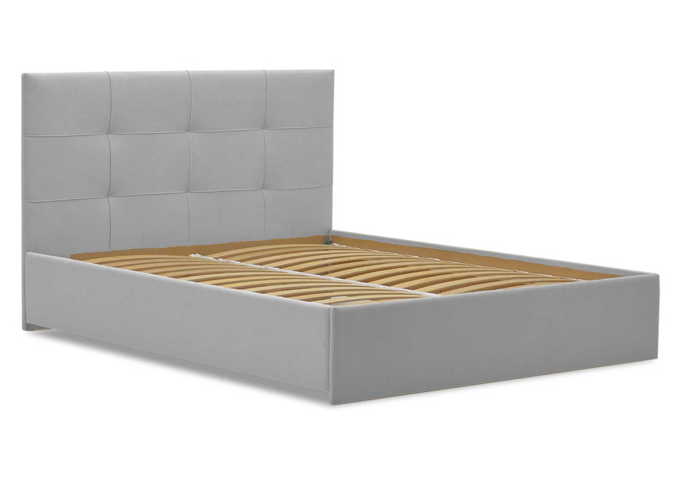 Szare łóżko 180x200cm